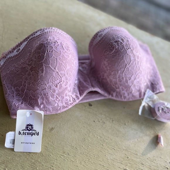 New W Tags b.tempt’d Strapless Bra 32DD - Picture 7 of 10